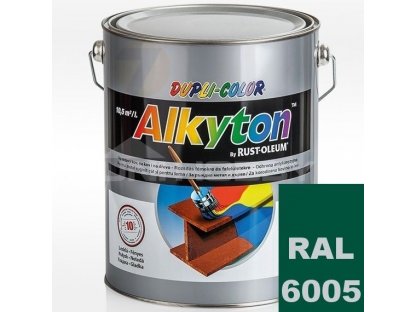 Alkyton RAL 6005 mechová zelená polomat 5L