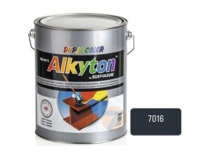 Alkyton RAL 7016 Anthracite gray glossy paint 5 L