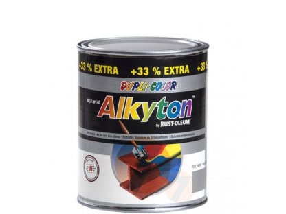 Alkyton RAL 9007 šedý hliník antikorozní lesklá barva 0,25L