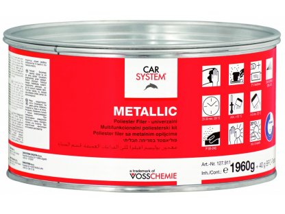 Carsystem Metallic 2kg spachtel
