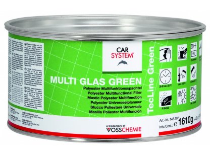 Carsystem Multi Glas Green 1,65kg spachtel
