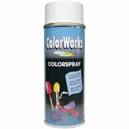 ColorWorks RAL 9010 bílá matná barva ve spreji 400ml