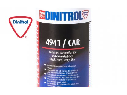 DINITROL 4941 / CAR vosk na ochranu podvozku čierny Spray 500 ml