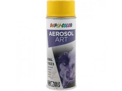 Dupli Color ART RAL 1023 pintura en aerosol brillante Amarillo tráfico 400 ml