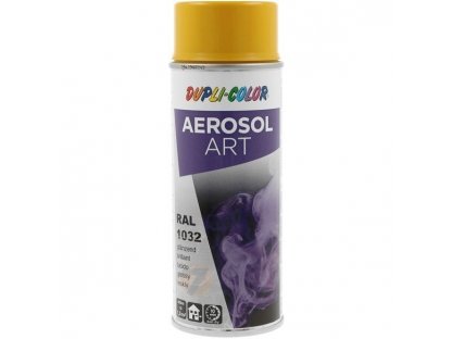 Dupli Color ART RAL 1032 pintura en aerosol brillante Amarillo retama 400 ml