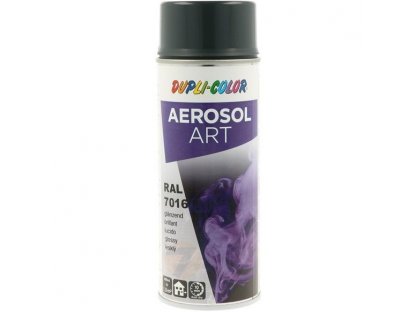 Dupli Color Aerosol ART peinture en aérosol brillante Gris anthracite RAL 7016 400 ml