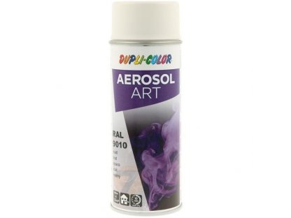 Dupli Color Aerosol ART RAL 9010 Czysta biała matowa farba w sprayu 400 ml