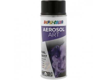 Dupli Color ART RAL 9017 czarna drogowa błyszcząca farba w sprayu 400 ml