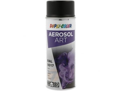 Dupli Color Aerosol ART RAL 9017 drogowa czarna matowa farba w sprayu 400 ml