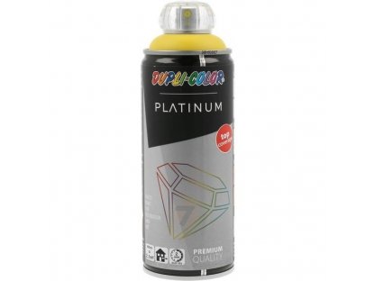 Dupli-Color Platinum cytrynowożółty jedwabisty matowy lakier w sprayu 400 ml