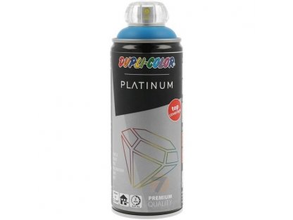 Dupli-Color Platinum modrá hodvábne matná farba v spreji 400 ml