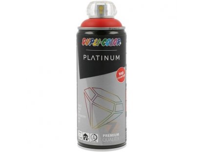Dupli-Color Platinum RAL 3020 červená saténově matná barva ve spreji 400ml