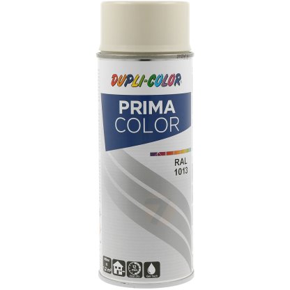 Dupli-Color Prima RAL 1013 Pintura en Spray Blanco Perla Brillante 400ml