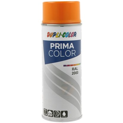 Dupli-Color Prima RAL 2000 Gloss Yellow Orange Spray Paint 400 ml
