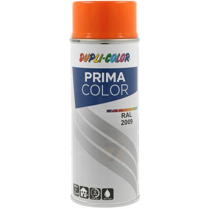 Dupli-Color Prima RAL 2009 Pintura en Spray Naranja Tráfico Brillante 400ml