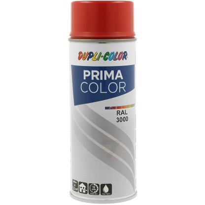 Dupli-Color Prima RAL 3000 Pintura en Spray Brillante Rojo Fuego 400ml
