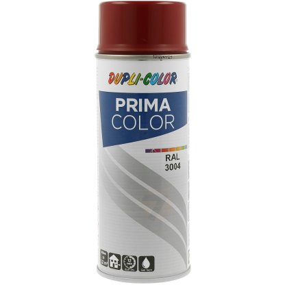 Dupli-Color Prima RAL 3004 Pintura en Spray Rojo Púrpura Brillante 400ml
