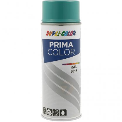 Dupli-Color Prima RAL 5018 tyrkysová lesklá farba v spreji 400 ml