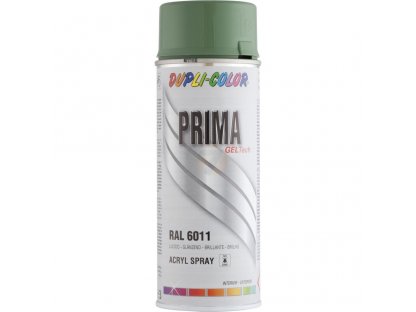 Dupli-Color Prima RAL 6011 zielona błyszcząca farba w sprayu 400 ml
