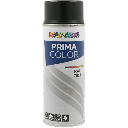 Dupli-Color Prima RAL 7021 Pintura en Spray Brillante Gris Negruzco 400 ml