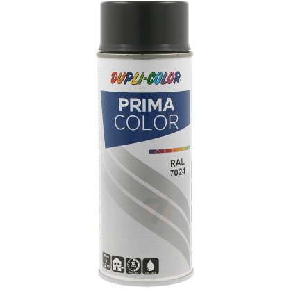 Dupli-Color Prima RAL 7024 Peinture de pulvérisation brillante gris graphite 400 ml