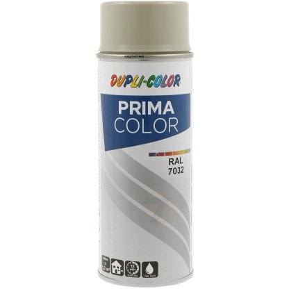Dupli-Color Prima RAL 7032 Gloss Pebble Grey Spray Paint 400 ml