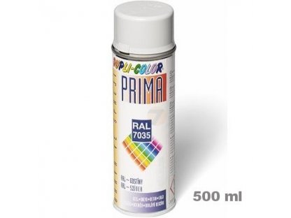 Dupli-Color Prima RAL 7035 svetlo šedá lesklá farba v spreji 500 ml