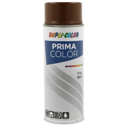 Dupli-Color Prima RAL 8011 hnědá lesklá barva ve spreji 400 ml