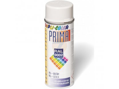 Dupli-Color Prima RAL 9002 szaro-biała błyszcząca farba w sprayu 400 ml