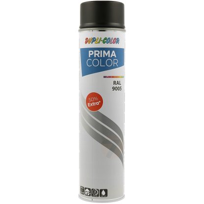 Dupli-Color Prima RAL 9005 peinture en aérosol noir mat 600 ml