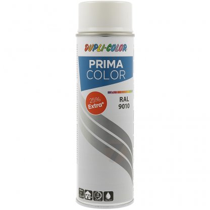 Dupli-Color Prima RAL 9010 blanc brillante Spray 500 ml