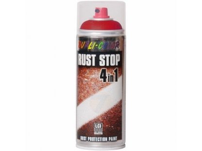 Dupli-Color Rust Stop 4 in 1 RAL 3002 carmine red 400ml