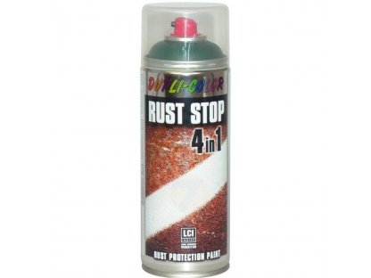 Dupli-Color Rust Stop 4v1 RAL 6005 mechově zelená Spray 400 ml