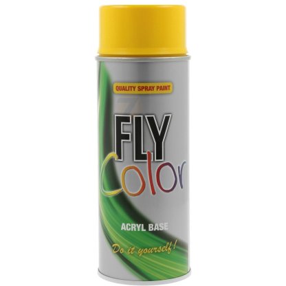 FLY Colore RAL 1023 giallo vernice acrilica spray 400 ml