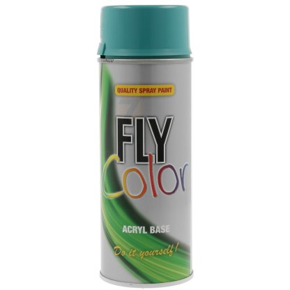 FLY Color RAL 5018 Tyrkysová modrá akrylátová barva ve spreji 400 ml