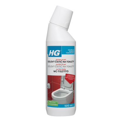 HG Limpiador en gel extrafuerte para inodoros 500ml