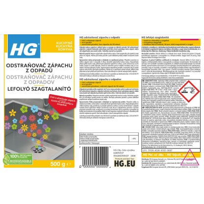 HG Geruchsentferner für Abflüsse 500ml