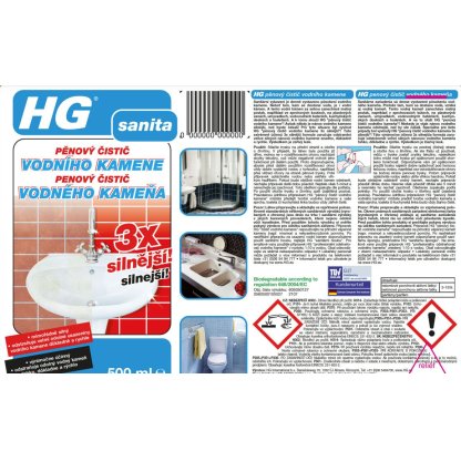 HG Profesionální odstraňovač vodního kamene 500ml