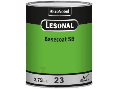 Lesonal Basecoat SB 23 Deep Black 3.75 L