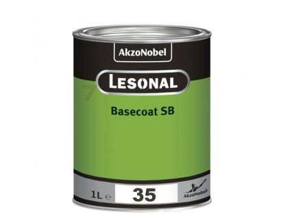 Lesonal Basecoat SB 35 Red (Violet) Transparent 1 L
