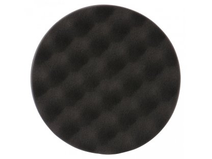 Leštící kotouč černý waffle se s. zipem měkký D150x25mm