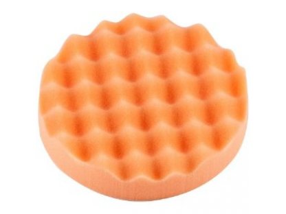 Polishing pad waffle medium, orange D150mm, velcro