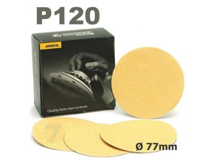 Mirka Gold Sanding Disc Velcro Ø77mm P120