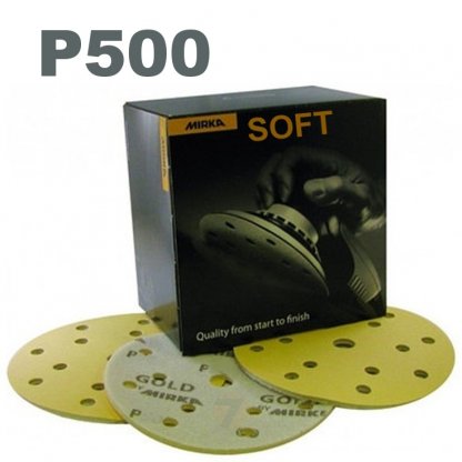 Mirka Gold Soft Sanding Disc Velcro Ø150mm P500
