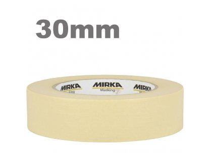 Mirka Ruban de masquage 100˚C Blanc 30mmx50m