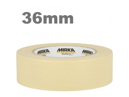 Mirka Ruban de masquage 100˚C Blanc 36mmx50m