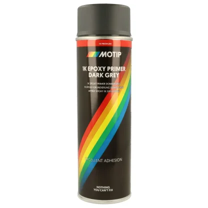 Motip 1K Epoxidový základní nátěr tmavě šedý sprej 500 ml