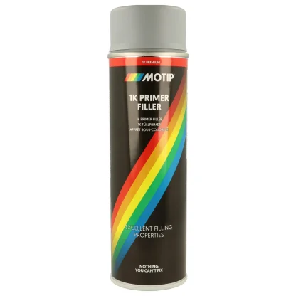Motip 1K plnicí základní šedý sprej 500 ml
