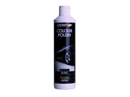 Motip Colour polish black 500ml barevná leštěnka černá