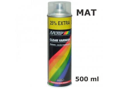 Motip bezbarvý lak 600 ml Spray